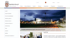 Desktop Screenshot of bashkiakorce.gov.al